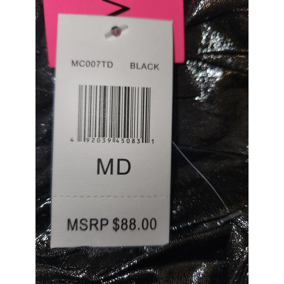 NWT With Jules Girls Ruched Black Dance Formal M - Picture 4 of 10